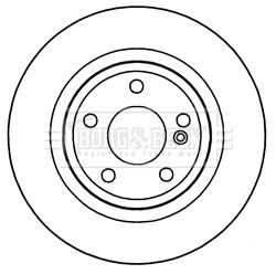 BORG & BECK Тормозной диск BBD5326